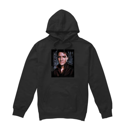Black - Front - Elvis Presley Unisex Adult Tough Hoodie
