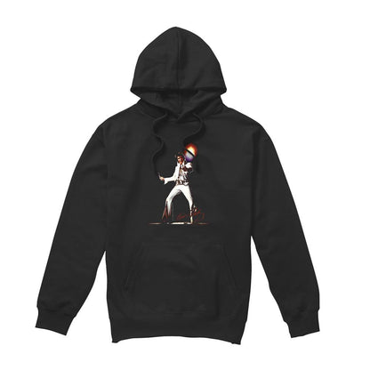 Black - Front - Elvis Presley Unisex Adult Glorious Hoodie