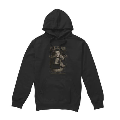 Black - Front - Elvis Presley Unisex Adult 1954 Hoodie