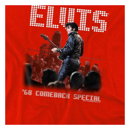 Red - Side - Elvis Presley Childrens-Kids Return Of The King Pull Over Hoodie