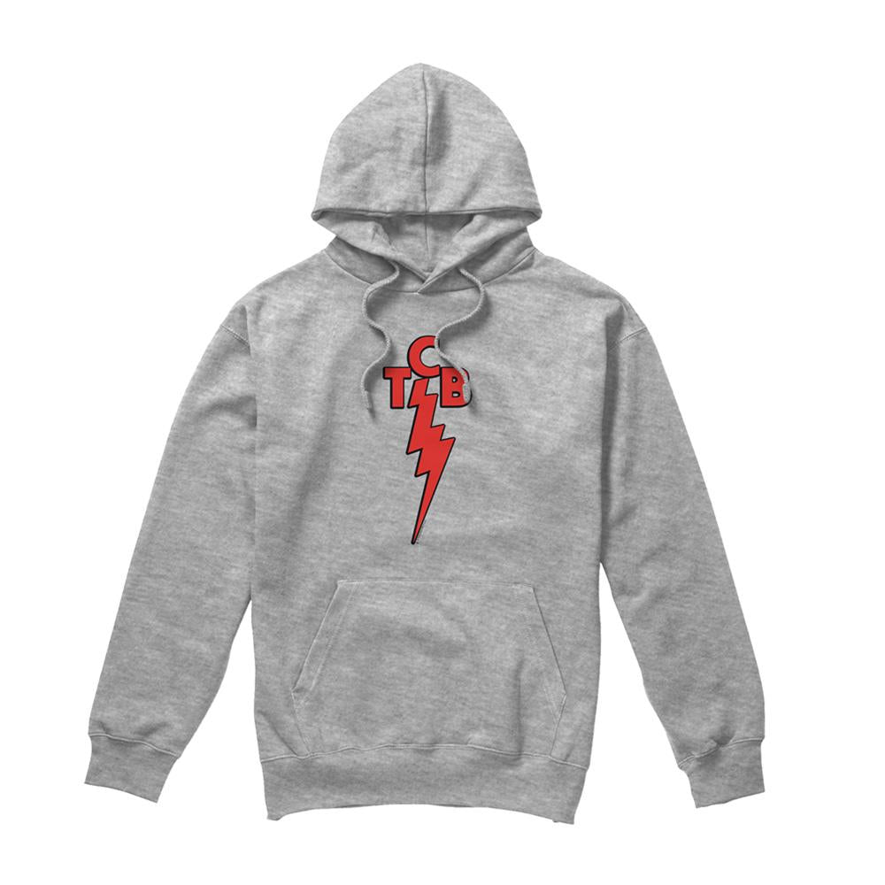 Athletic Heather - Front - Elvis Presley Unisex Adult TCB Hoodie