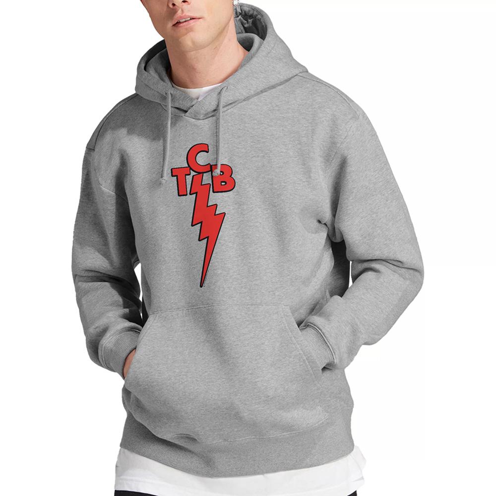 Athletic Heather - Back - Elvis Presley Unisex Adult TCB Hoodie