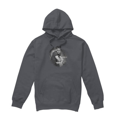Charcoal - Front - Elvis Presley Unisex Adult Trouble Hoodie