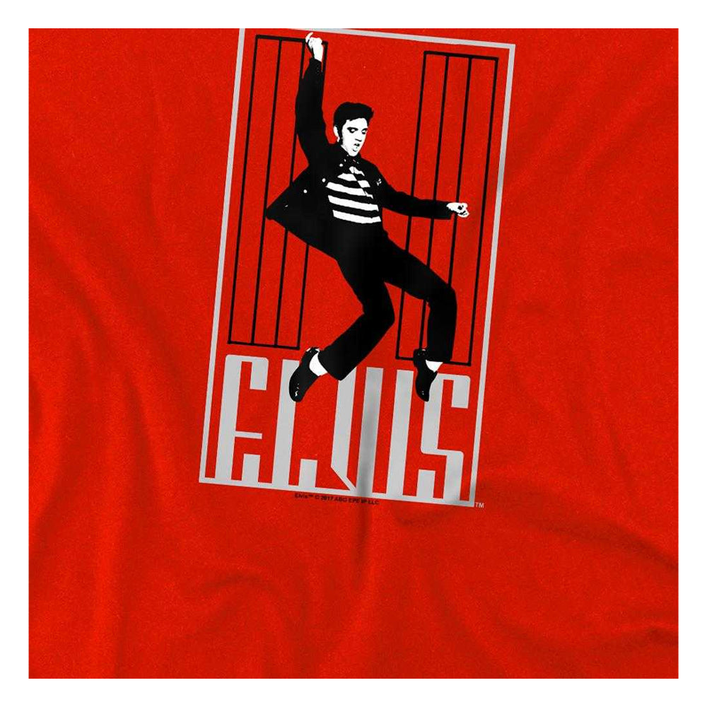 Red - Side - Elvis Presley Childrens-Kids Jailhouse Rock Pull Over Hoodie