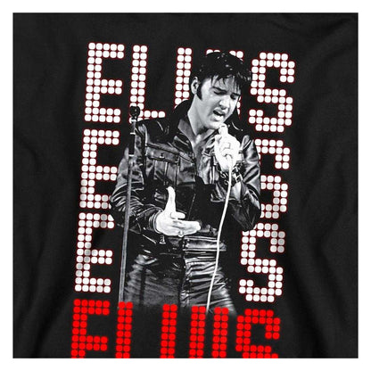 Black - Side - Elvis Presley Childrens-Kids 1968 Pull Over Hoodie
