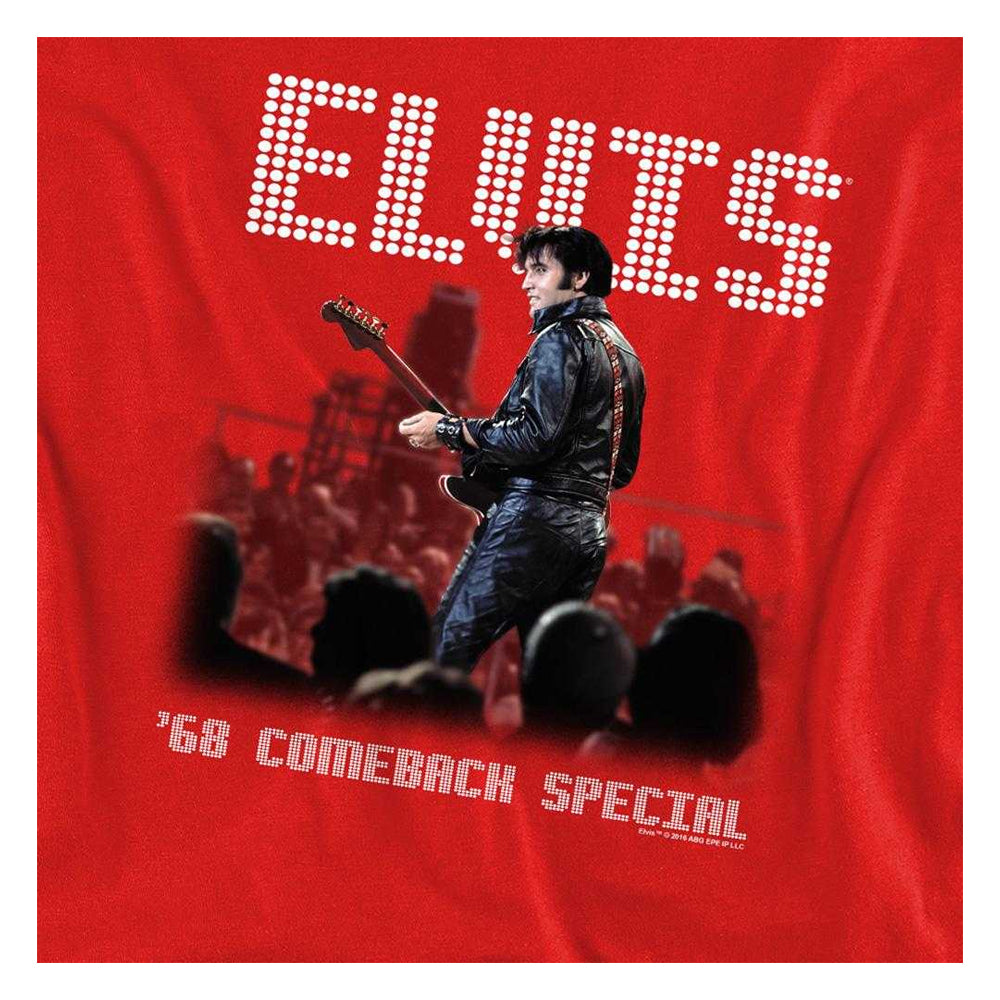 Red - Side - Elvis Presley Unisex Adult Return Of The King Sweatshirt