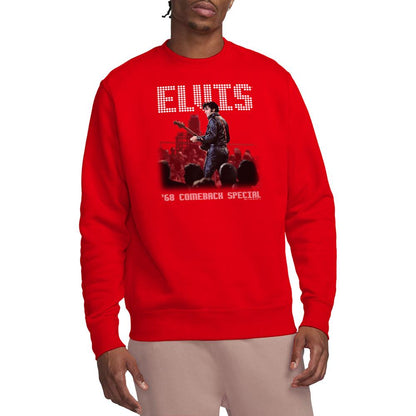 Red - Lifestyle - Elvis Presley Unisex Adult Return Of The King Sweatshirt
