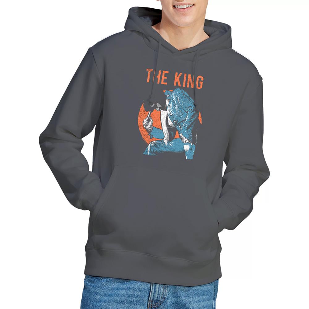 Charcoal - Lifestyle - Elvis Presley Unisex Adult Mic In Hand Hoodie