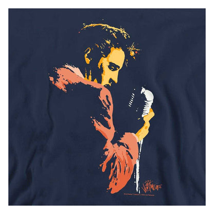 Navy - Side - Elvis Presley Unisex Adult Early Elvis Sweatshirt