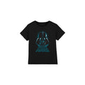 Black - Front - Star Wars Childrens-Kids Darth Vader Distressed T-Shirt