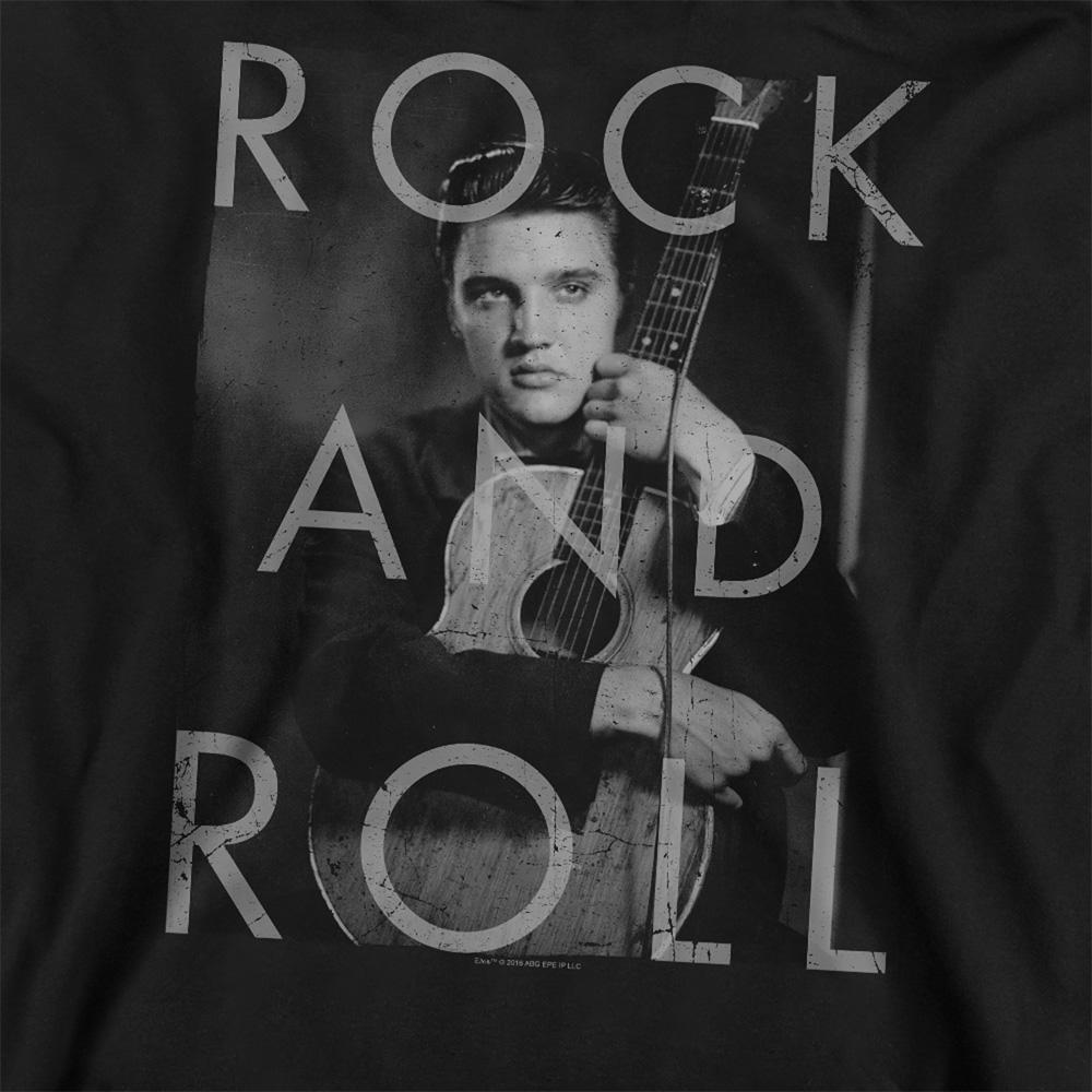 Black - Pack Shot - Elvis Presley Unisex Adult Rock And Roll Sweatshirt