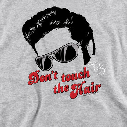 Athletic Heather - Pack Shot - Elvis Unisex Adult Don´t Touch The Hair 2 Sweatshirt
