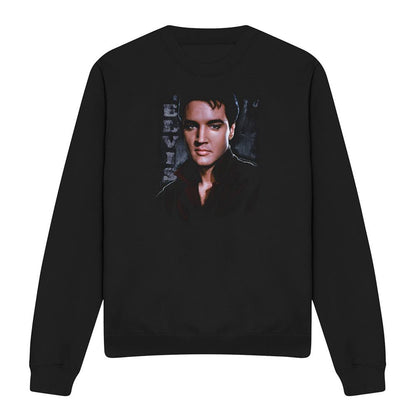 Black - Front - Elvis Presley Unisex Adult Tough Sweatshirt