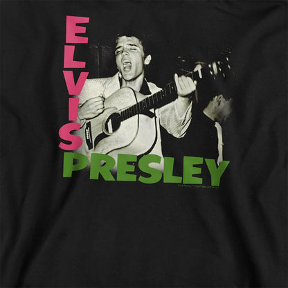 Black - Pack Shot - Elvis Unisex Adult Album Sweatshirt