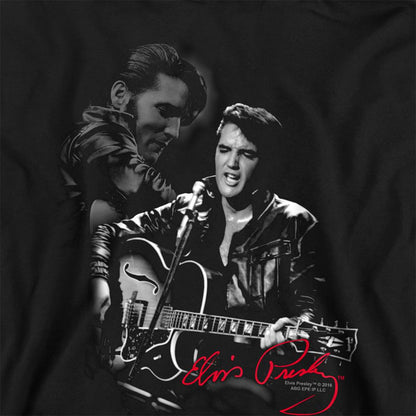 Black - Side - Elvis Presley Childrens-Kids Show Stopper Hoodie