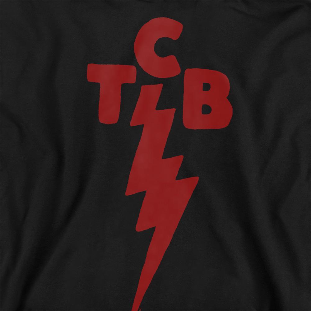 Black - Pack Shot - Elvis Presley Unisex Adult Tcb Symbol Sweatshirt