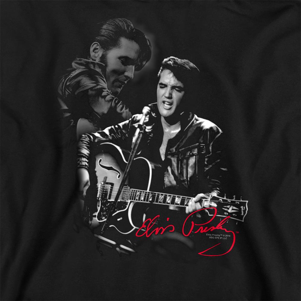 Black - Pack Shot - Elvis Presley Unisex Adult Show Stopper Sweatshirt