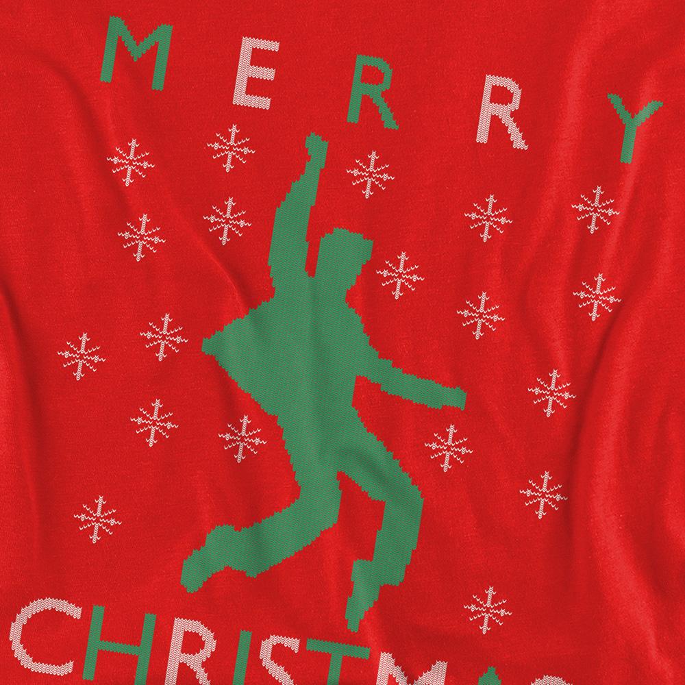 Red - Pack Shot - Elvis Presley Unisex Adult Dancing Ugly Christmas Sweatshirt