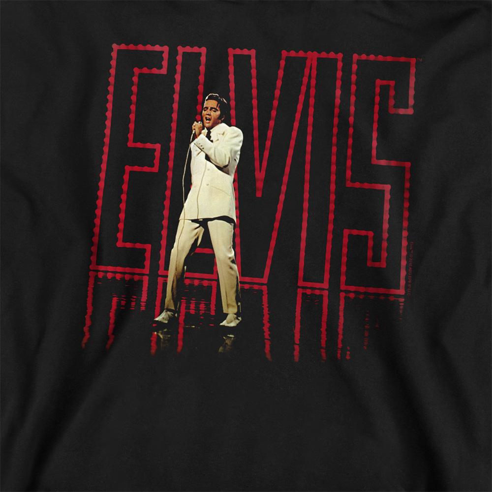 Black - Pack Shot - Elvis Presley Unisex Adult 68 Album Sweatshirt