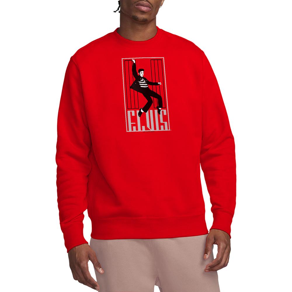 Red - Lifestyle - Elvis Presley Unisex Adult One Jailhouse Sweatshirt
