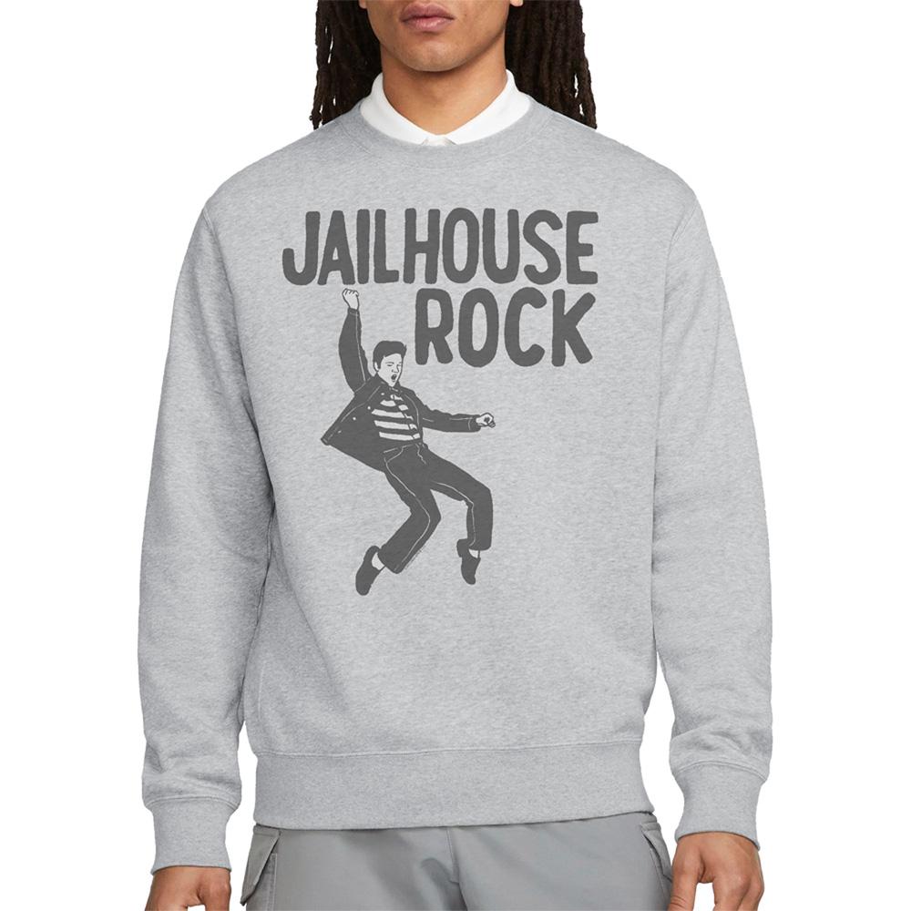 Athletic Heather - Lifestyle - Elvis Presley Unisex Adult Jailhouse Rock Sweatshirt