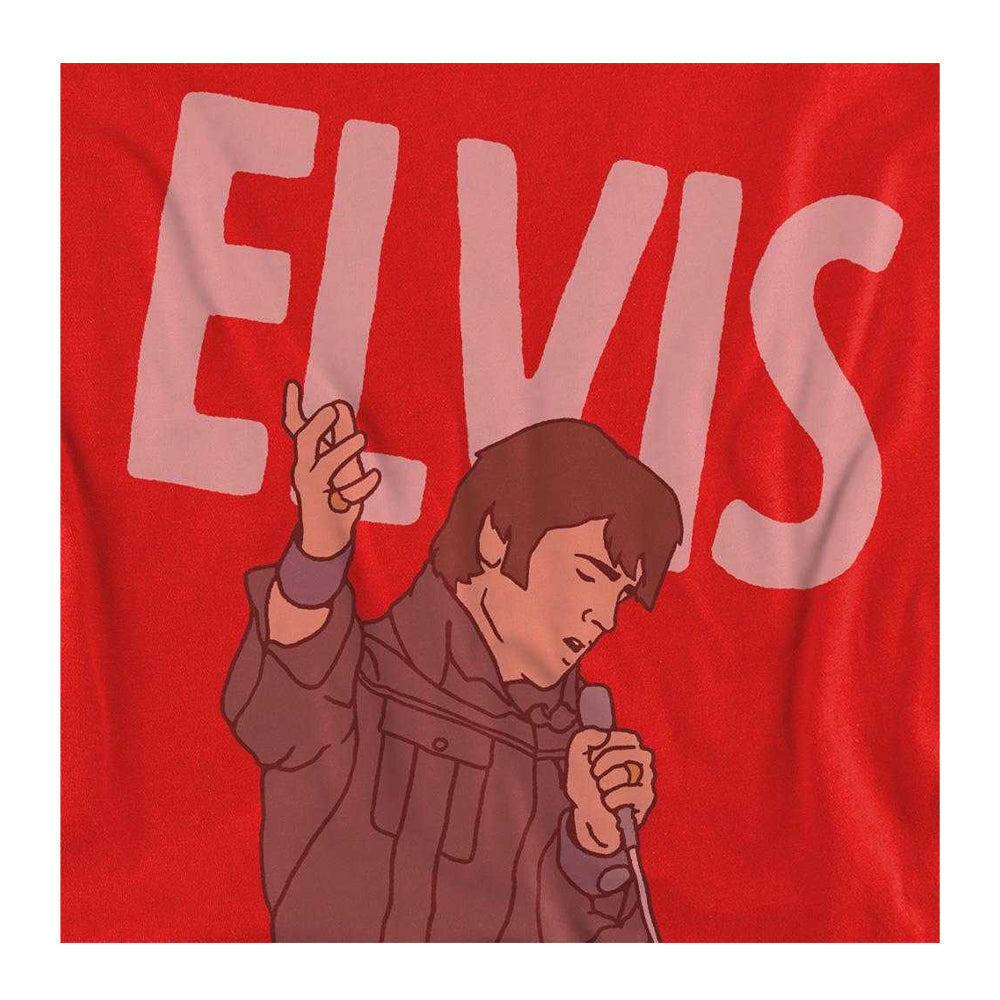 Red - Side - Elvis Presley Unisex Adult 68 Special Sweatshirt