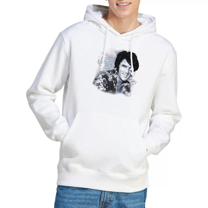 White - Lifestyle - Elvis Presley Unisex Adult Lonesome Tonight Hoodie