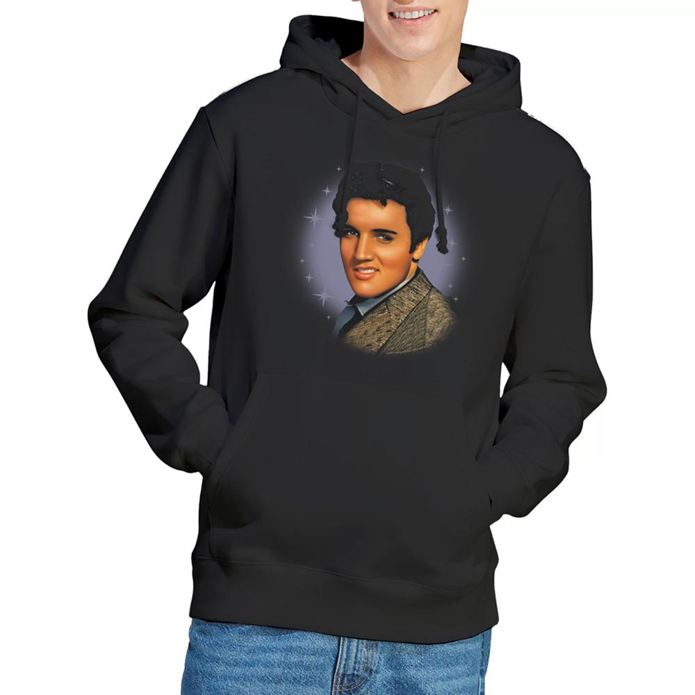 Black - Lifestyle - Elvis Presley Unisex Adult Starlite Hoodie