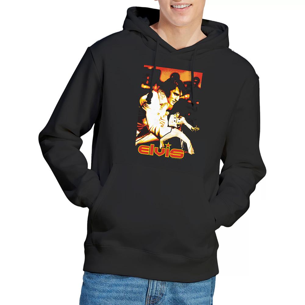 Black - Lifestyle - Elvis Presley Unisex Adult Showman Hoodie
