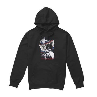 Black - Front - Elvis Presley Unisex Adult International Hotel Hoodie