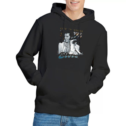 Black - Lifestyle - Elvis Presley Unisex Adult Live In Vegas Hoodie