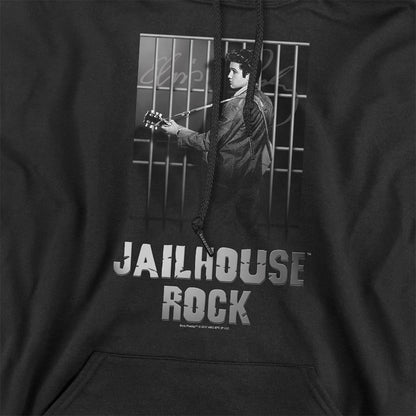 Black - Side - Elvis Presley Unisex Adult Jailhouse Rock Hoodie