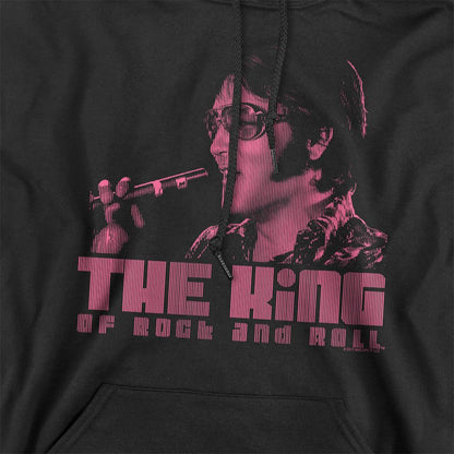 Black - Side - Elvis Presley Unisex Adult The King Hoodie