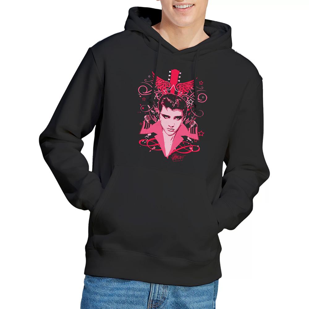 Black - Lifestyle - Elvis Presley Unisex Adult Lets Face It Hoodie