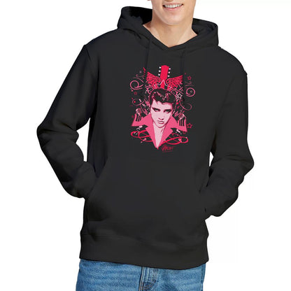 Black - Lifestyle - Elvis Presley Unisex Adult Lets Face It Hoodie