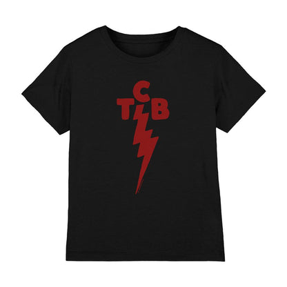Black - Front - Elvis Presley Childrens-Kids TCB Symbol T-Shirt