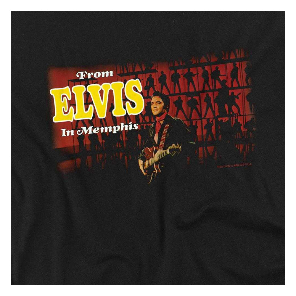 Black - Side - Elvis Presley Childrens-Kids T-Shirt