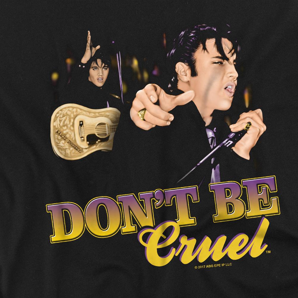Black - Side - Elvis Presley Childrens-Kids Dont Be Cruel T-Shirt