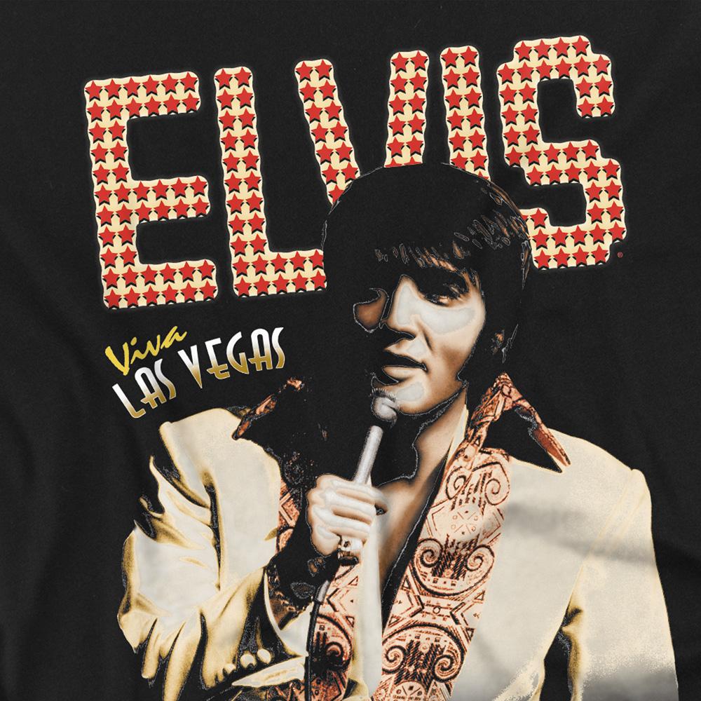 Black - Side - Elvis Presley Childrens-Kids Viva Star T-Shirt