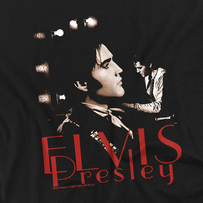 Black - Side - Elvis Presley Childrens-Kids Memories T-Shirt