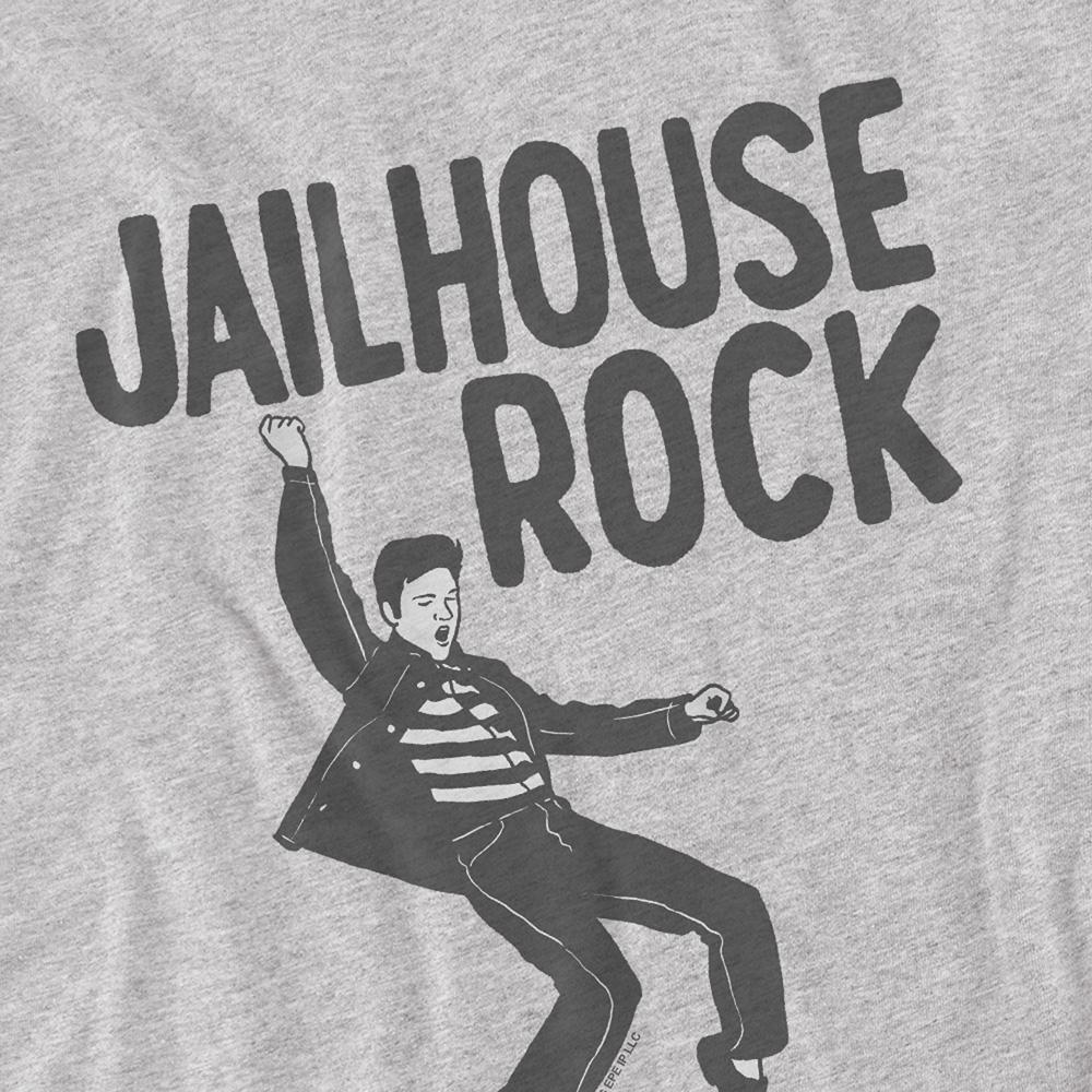 Athletic Heather - Side - Elvis Presley Childrens-Kids Jailhouse Rock T-Shirt