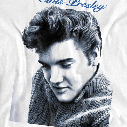White - Side - Elvis Presley Childrens-Kids Script T-Shirt