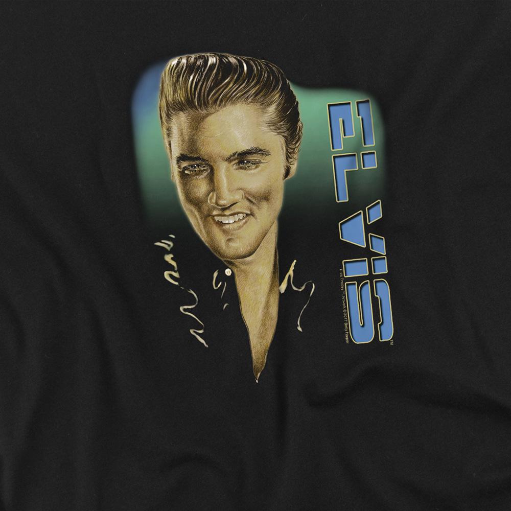 Black - Side - Elvis Presley Childrens-Kids T-Shirt