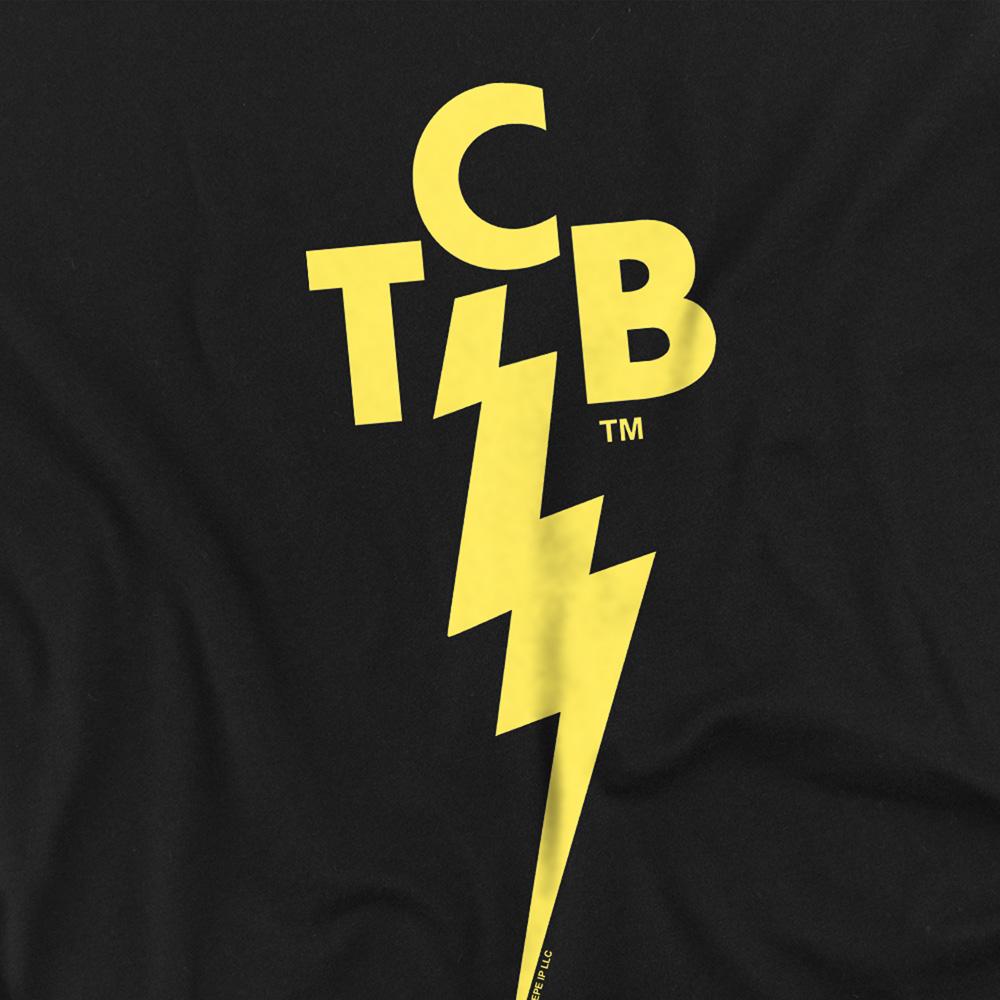 Black - Side - Elvis Presley Childrens-Kids TCB Logo T-Shirt