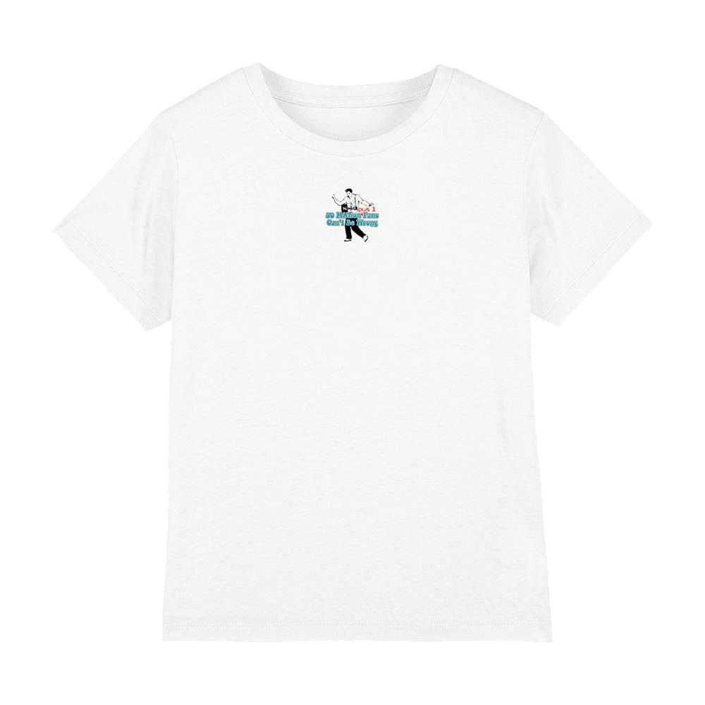 White - Front - Elvis Childrens-Kids 50 Million Fans Plus 1 T-Shirt