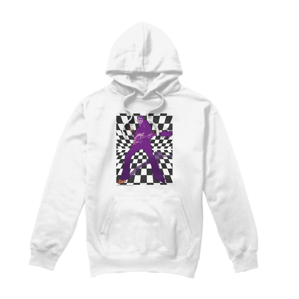 White - Front - Elvis Presley Unisex Adult Lets Rock Hoodie