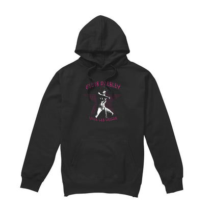 Black - Front - Elvis Presley Unisex Adult Viva Las Vegas Star Hoodie