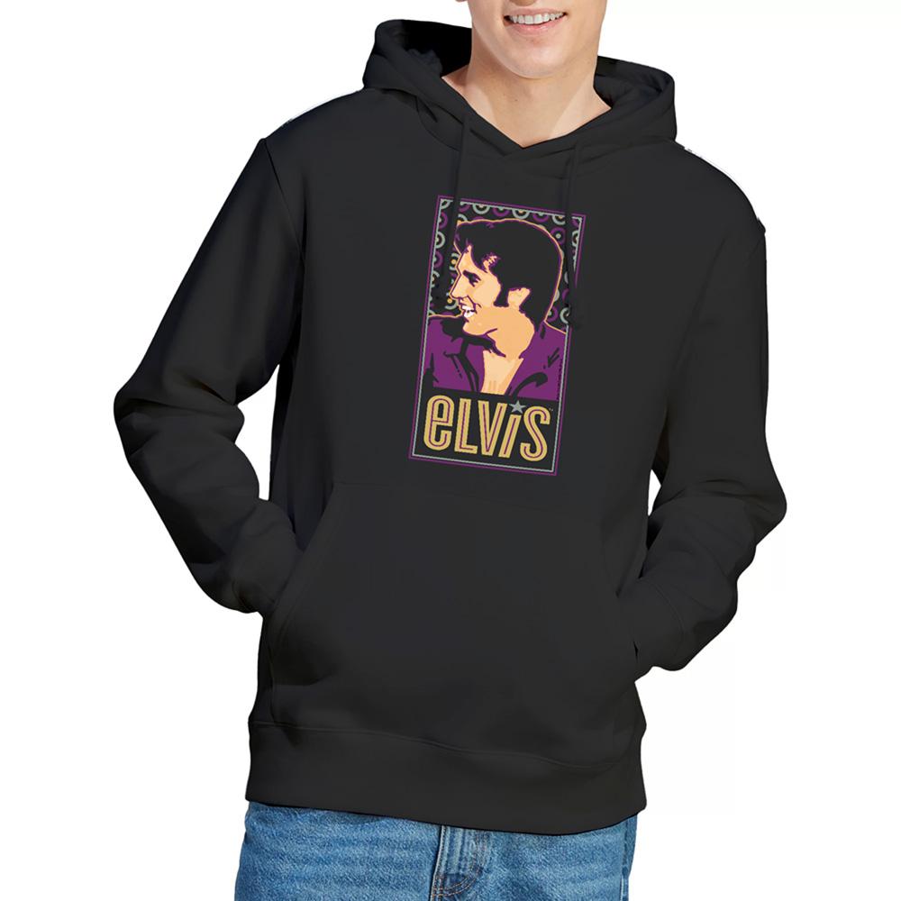 Black - Lifestyle - Elvis Presley Unisex Adult Elvis Is Hoodie