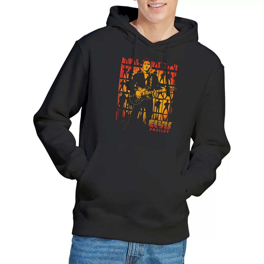 Black - Lifestyle - Elvis Presley Unisex Adult Comeback Spotlight Hoodie