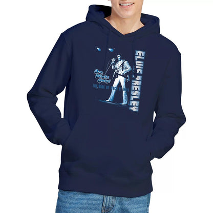 Navy - Lifestyle - Elvis Presley Unisex Adult One Night Only Hoodie